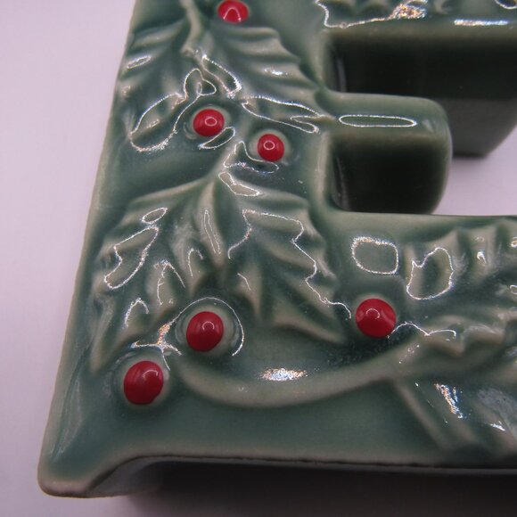 Lipper & Mann Creations Ceramic NOEL Candle Holders - Picture 11 of 15